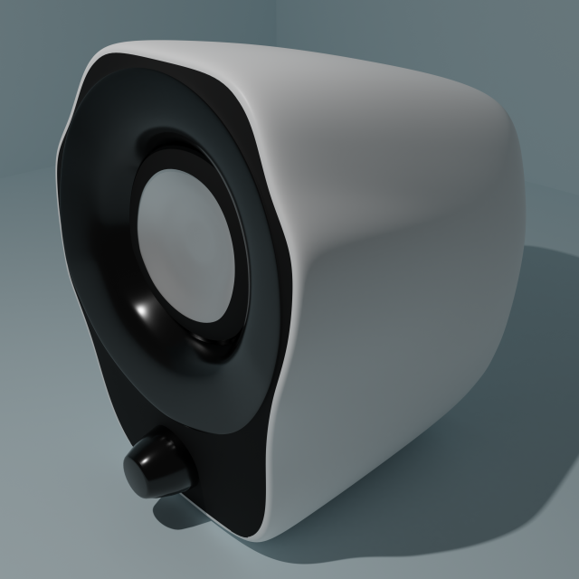 speaker of high quality 3D-Modell .c4d .max .obj .3ds .fbx .stl .blend 