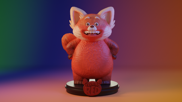 Panda Mei Lee 3Dプリントモデル .c4d .max .obj .3ds .fbx .stl .blend 