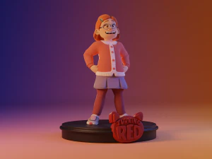Mei Lee Turning Red 3D Print Model