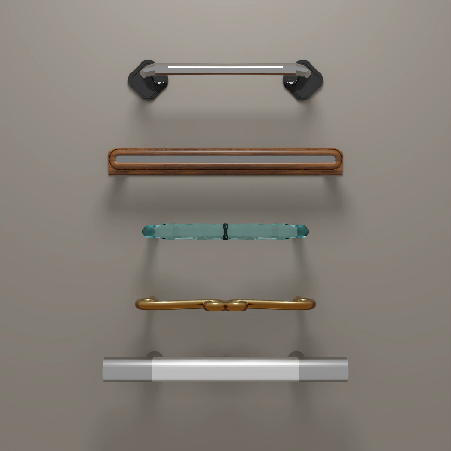 drawer handles 3D Model .c4d .max .obj .3ds .fbx .stl .blend 