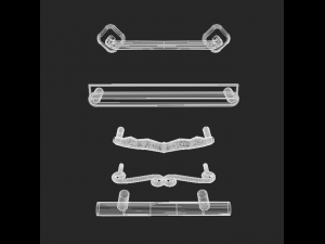 drawer handles 3D Model