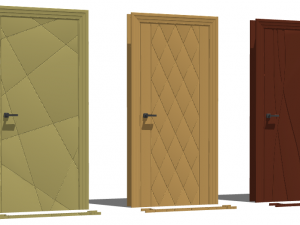 unique door designs 3D Model