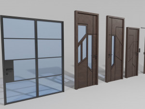 unique door designs 3Dモデル