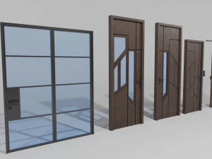 unique door designs 3D Model