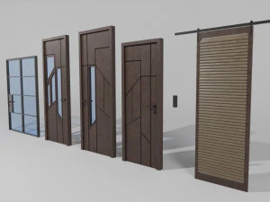 unique door designs 3D Model
