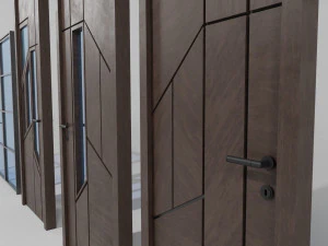 unique door designs 3D Model