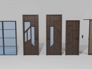 unique door designs 3D Model