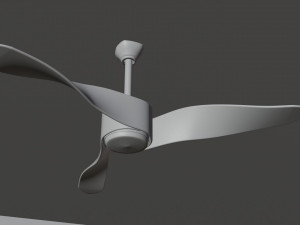 wooden ceiling fan 3D-Modell