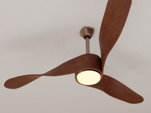 wooden ceiling fan 3D-Modell