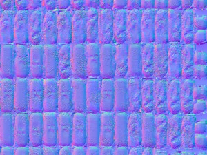 pbr modular game-ready dungeon brick wall low-poly CG Textures