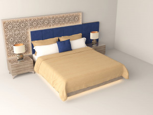 modern islamic bed 3D Модель