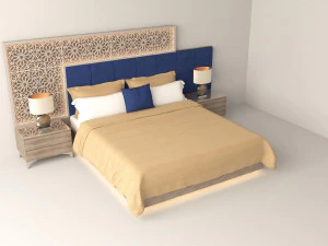 modern islamic bed 3D Model