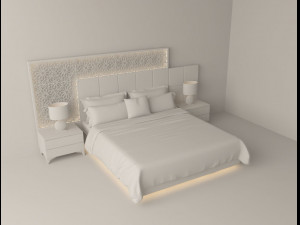 modern islamic bed 3D Модель