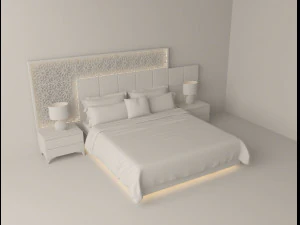 modern islamic bed 3D Model