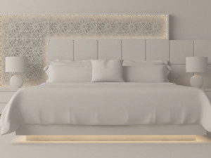 modern islamic bed 3D Модель