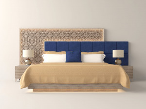 modern islamic bed 3D Модель