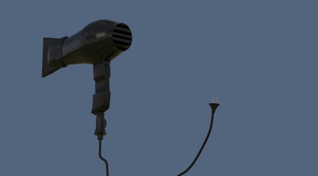 hair-dry 3D Model .c4d .max .obj .3ds .fbx .stl .blend 