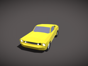 Mustang 1968 3D Модель