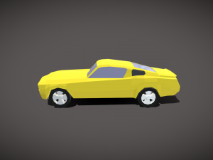 Mustang 1968 3D Модель