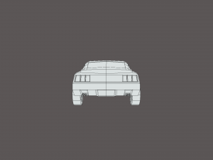 Mustang 1968 3D Модель