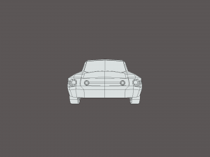 Mustang 1968 3D Модель