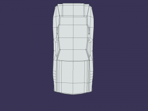 Classic sports car lowpoly 3D Модель