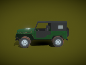 JEEP WILLYS cartoon Modello 3D