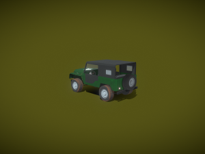 JEEP WILLYS cartoon Modello 3D