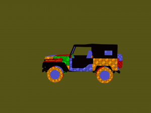 JEEP WILLYS cartoon Modello 3D