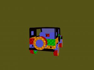 JEEP WILLYS cartoon Modello 3D