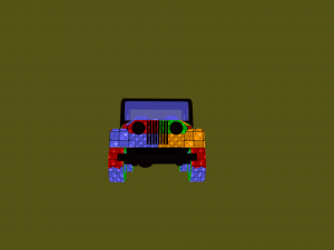 JEEP WILLYS cartoon Modello 3D