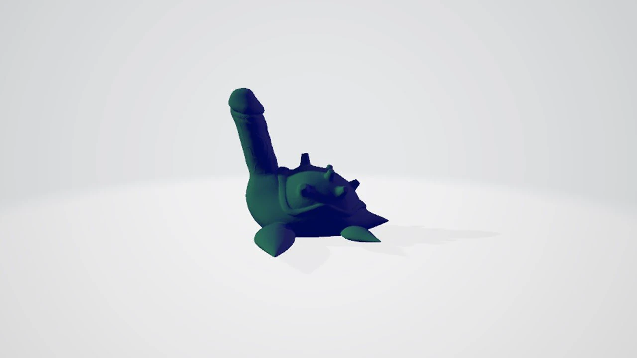lapras pene 3D Print Model .c4d .max .obj .3ds .fbx .stl .blend 