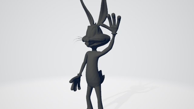 bugs bunny 3D Print Model .c4d .max .obj .3ds .fbx .stl .blend 