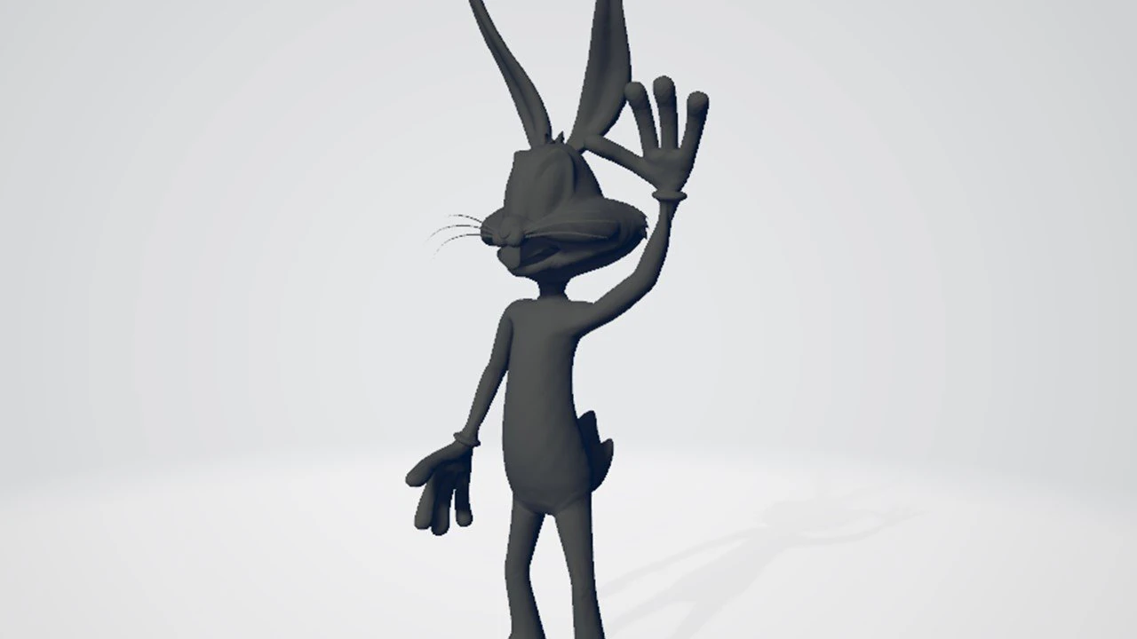 bugs bunny 3D Print Model .c4d .max .obj .3ds .fbx .stl .blend