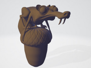 ice age scrat 3D 打印模型