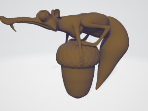 ice age scrat 3D-Druckmodell