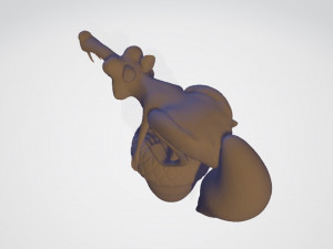 ice age scrat 3D-Druckmodell