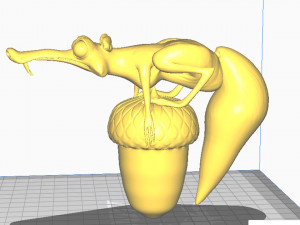 ice age scrat 3D-Druckmodell