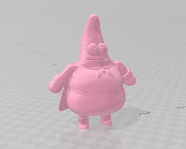 patricio boo 3D 프린트 모델 .c4d .max .obj .3ds .fbx .stl .blend 