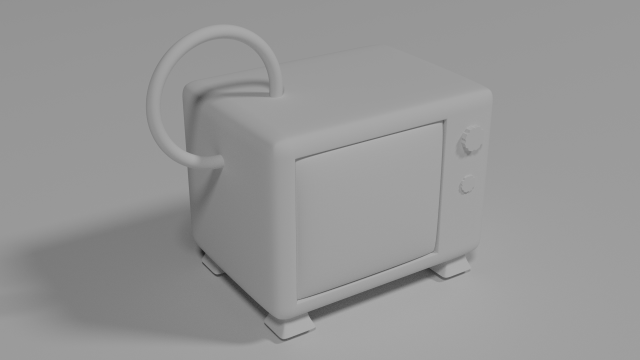 tv 3D Принт Модель .c4d .max .obj .3ds .fbx .stl .blend 