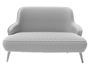 sofa leather Modello 3D