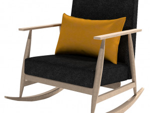 rocking armchair 3D 모델