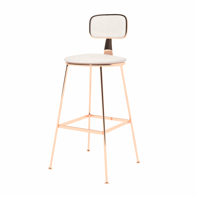 lorena bar chair Modèle 3D .c4d .max .obj .3ds .fbx .stl .blend 