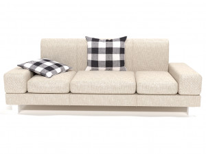 sofa tkan 3D Model