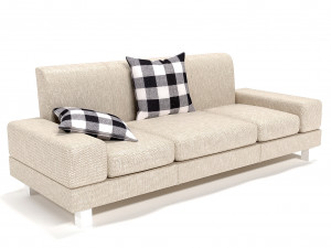 sofa tkan 3D Model