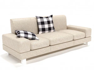 sofa tkan 3D Model