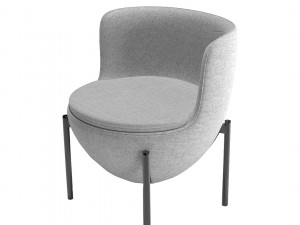 small armchair 3D Model