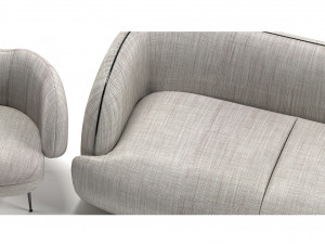 sofa armchair 3D Модель