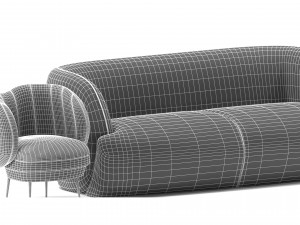 sofa armchair 3D Модель