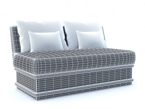 sofa model Model 3D